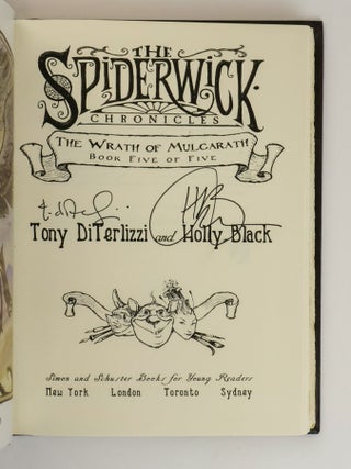THE SPIDERWICK CHRONICLES [THE FIELD GUIDE, THE SEEING STONE, LUCINDA'S SECRET, THE IRONWOOD TREE, THE WRATH OF MULGARATH] [5 Volumes] [All Volumes Signed]