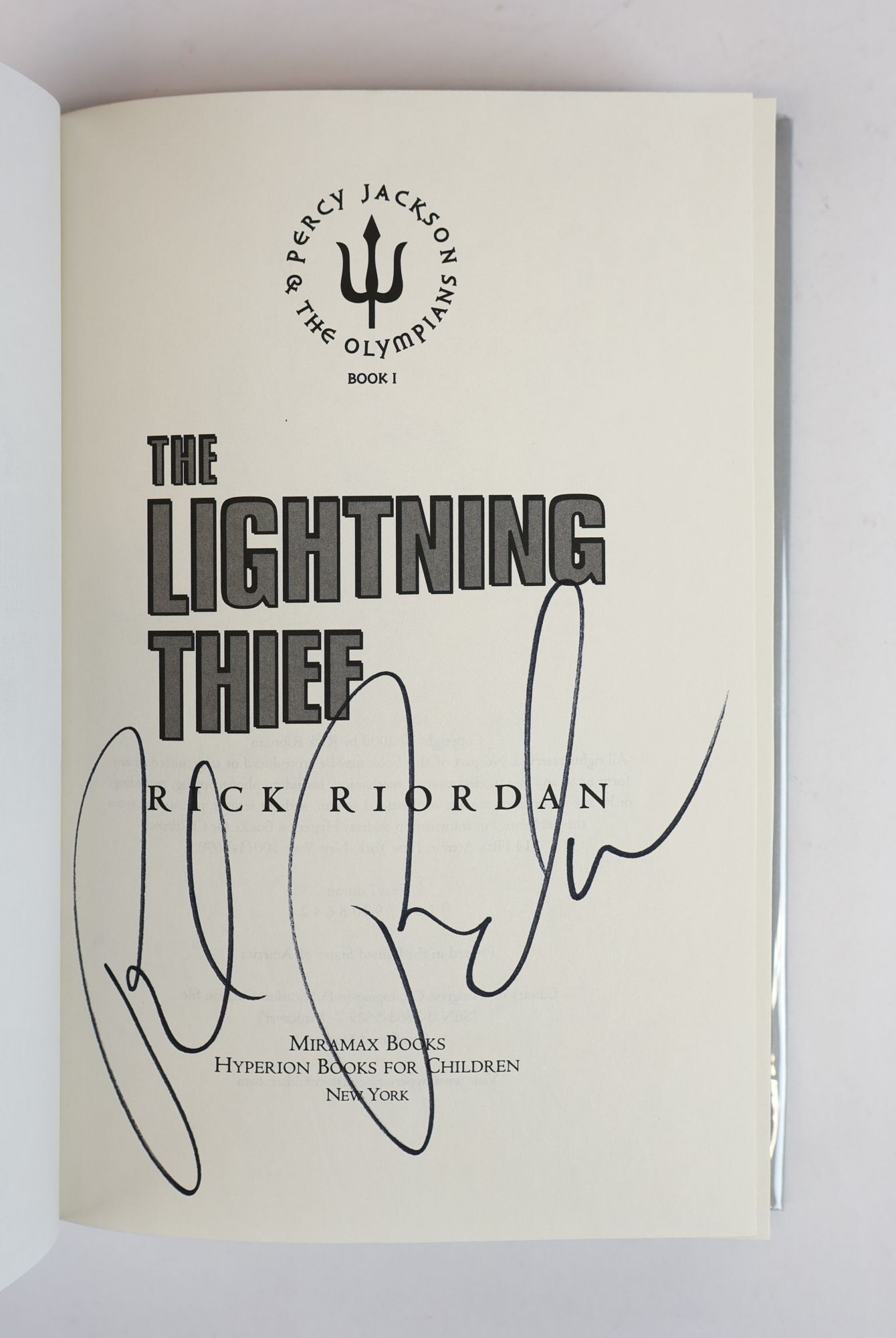 PERCY JACKSON AND THE OLYMPIANS THE LIGHTNING THIEF, THE SEA OF