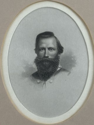 CIVIL WAR GENERAL J.E.B. STUART CLIPPED AUTOGRAPH ENDORSEMENT [with] ENGRAVING