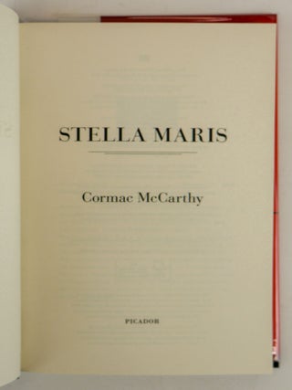 THE PASSENGER AND STELLA MARIS [2 Volumes]