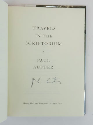 TRAVELS IN THE SCRIPTORIUM [Signed]