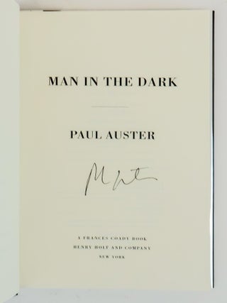 MAN IN THE DARK [Signed]