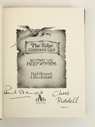 THE EDGE CHRONICLES [BEYOND THE DEEPWOODS, STORMCHASER, MIDNIGHT OVER SANCTAPHRAX, THE CURSE OF THE GLOAMGLOZER, THE LAST OF THE SKY PIRATES, VOX, FREEGLADER, THE WINTER KNIGHTS] [8 Volumes] [All Volumes Signed]