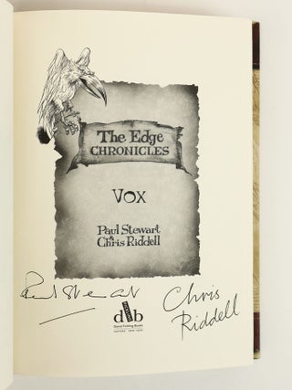 THE EDGE CHRONICLES [BEYOND THE DEEPWOODS, STORMCHASER, MIDNIGHT OVER SANCTAPHRAX, THE CURSE OF THE GLOAMGLOZER, THE LAST OF THE SKY PIRATES, VOX, FREEGLADER, THE WINTER KNIGHTS] [8 Volumes] [All Volumes Signed]