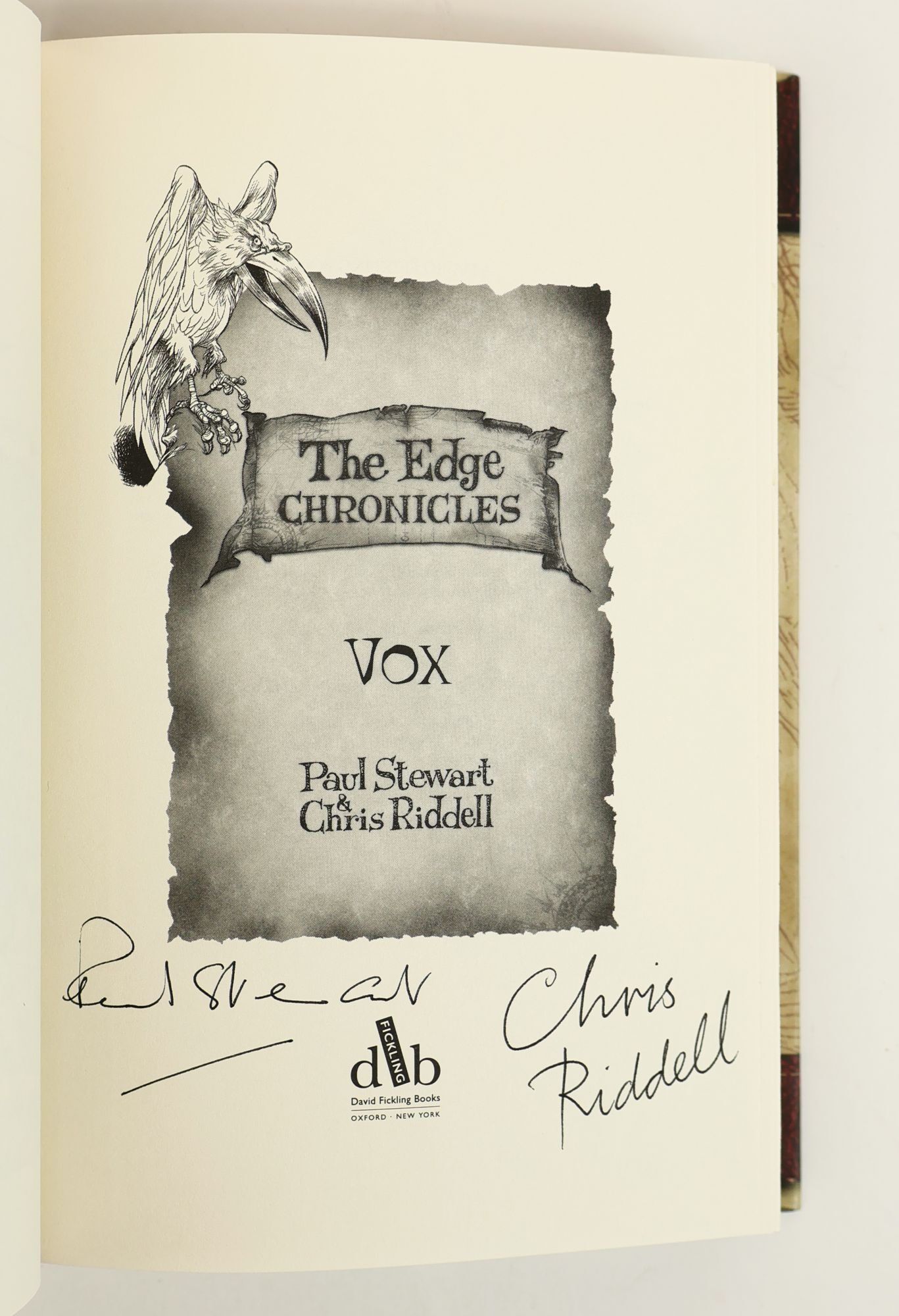 The Curse Of The Gloamglozer (The Edge Chronicles, Book 4) By Paul Stewart & Chris Riddell - Hardcover, Good Condition