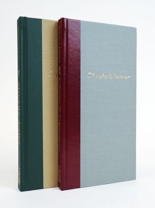 1385035 EDITIONS & IMPRESSIONS [with] ABOUT THE AUTHOR [Two Volumes] [Both Signed]. Nicholas...