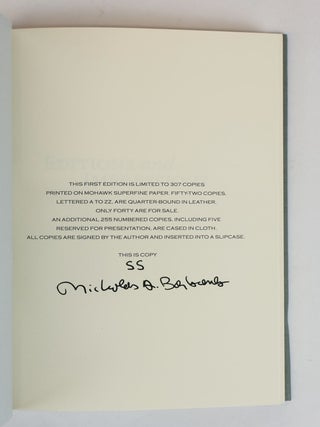 EDITIONS & IMPRESSIONS [with] ABOUT THE AUTHOR [Two Volumes] [Both Signed]