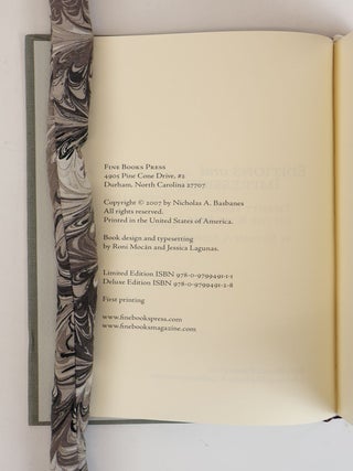 EDITIONS & IMPRESSIONS [with] ABOUT THE AUTHOR [Two Volumes] [Both Signed]