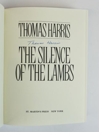 HANNIBAL LECTER SERIES [RED DRAGON, THE SILENCE OF THE LAMBS, HANNIBAL, HANNIBAL RISING] [4 Volumes] [All Volumes Signed]