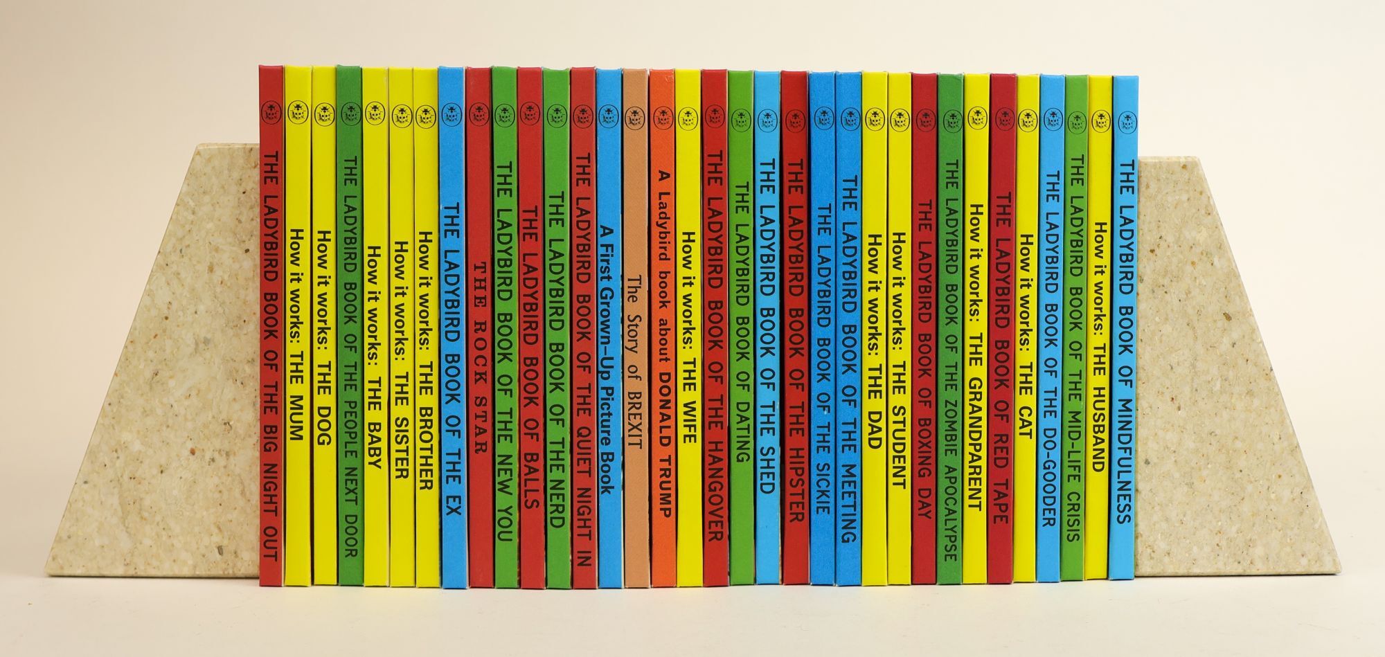 1385103 LADYBIRD BOOKS FOR GROWN-UPS [35 Volumes] [Signed]. Jason A. Hazeley, Joel P. Morris.