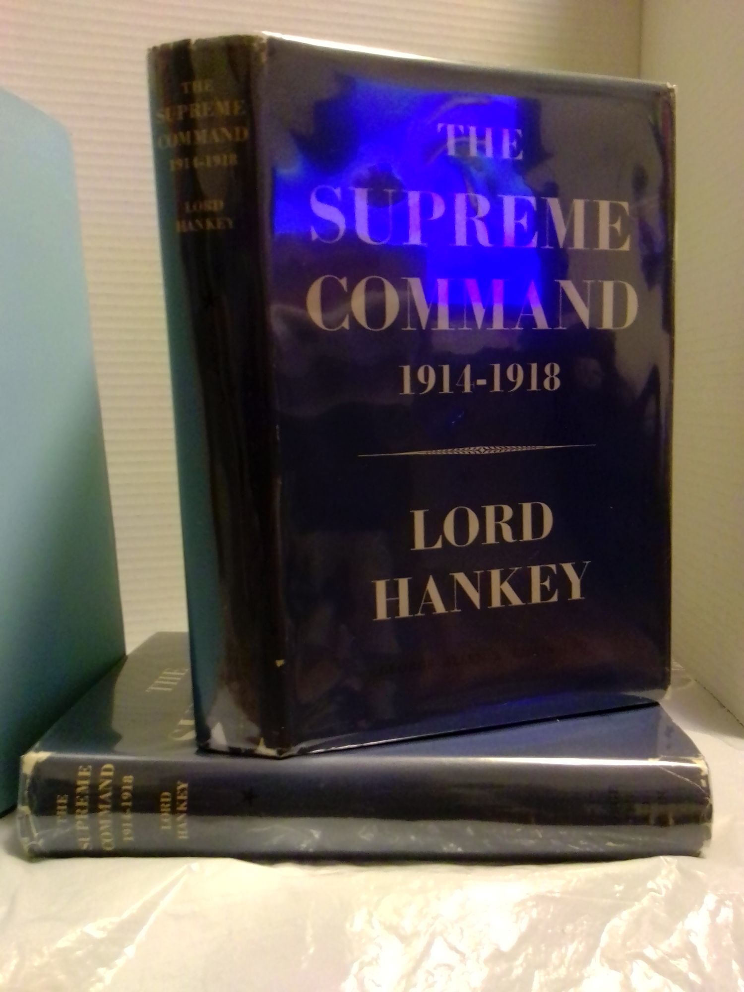 THE SUPREME COMMAND, 1914-1918 TWO VOLUMES | Lord Hankey | First Edition