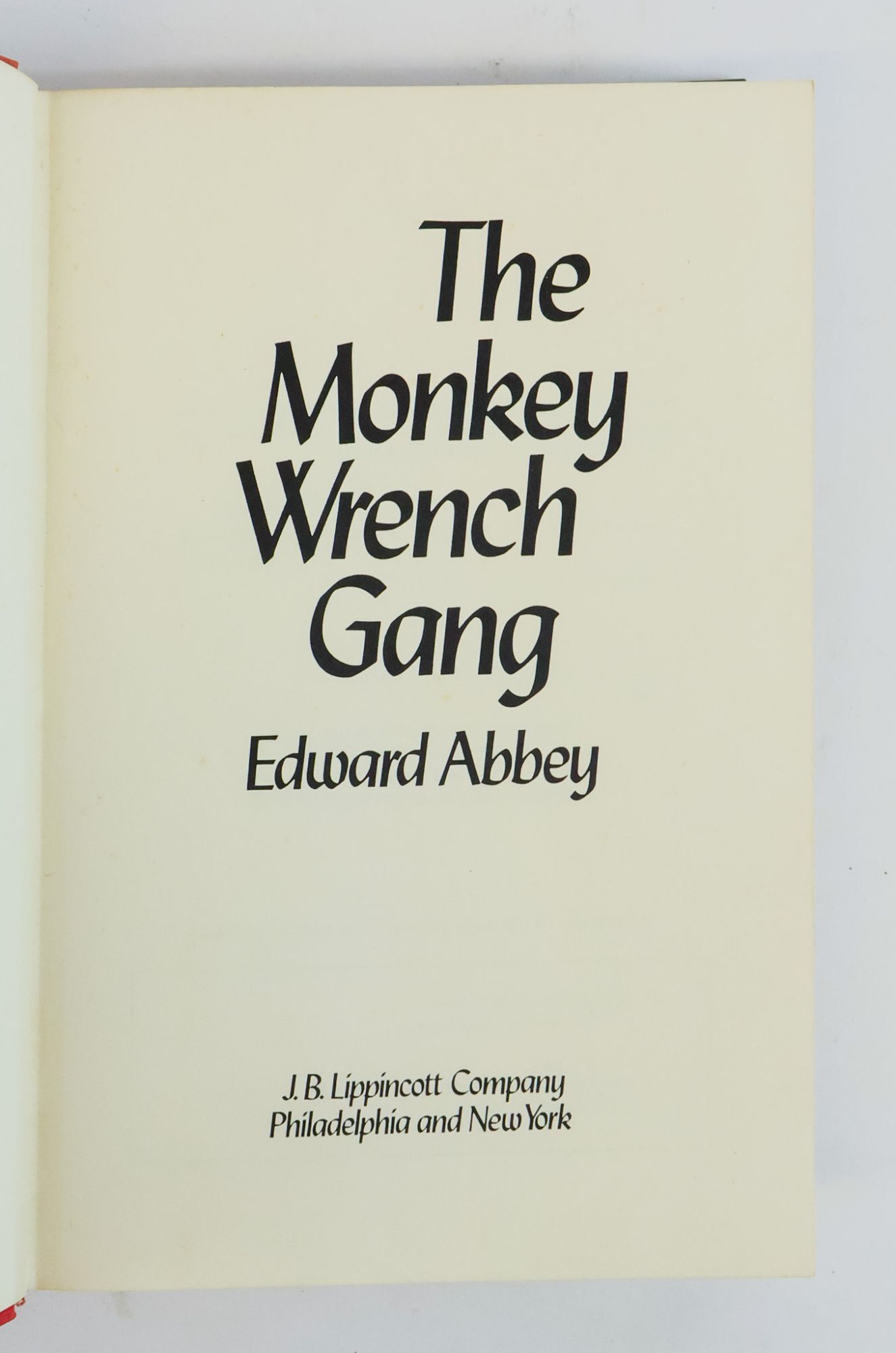 The Monkey Wrench Gang by Abbey, Edward | Trade paperbac | 1992 | Harper Perennial | 9780380713394 The Monkey Wrench Gang by Abbey, Edward | Trade paperbac | 1992 | Harper Perennial | 9780380713394