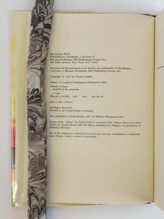 ANTHILLS OF THE SAVANNAH [Signed]
