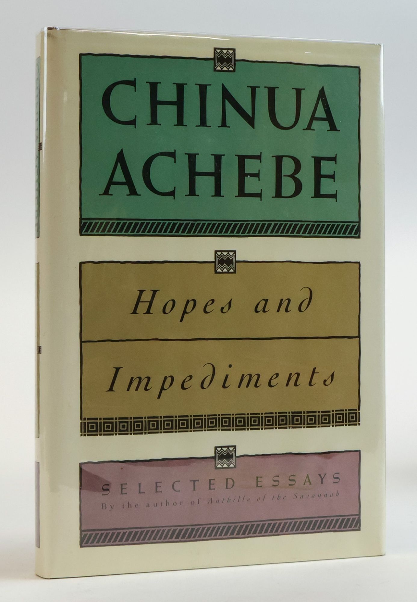 1385703 HOPES AND IMPEDIMENTS [Signed]. Chinua Achebe.