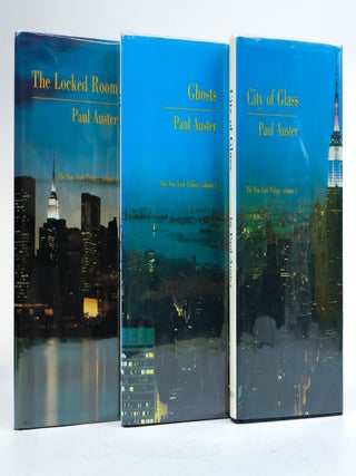 1386152 THE NEW YORK TRILOGY [CITY OF GLASS, GHOSTS, THE LOCKED ROOM] [3 Volumes] [Signed]. Paul...