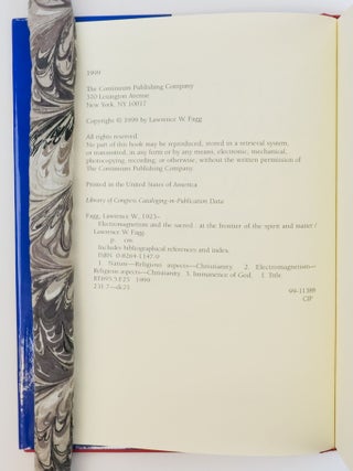 ELECTROMAGNETISM AND THE SACRED [Signed]