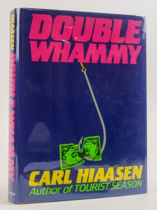 1386708 DOUBLE WHAMMY [Signed]. Carl Hiaasen