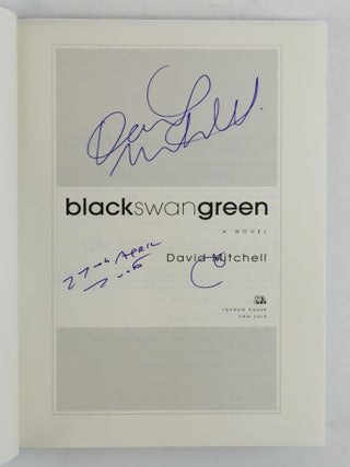 BLACK SWAN GREEN [Signed]