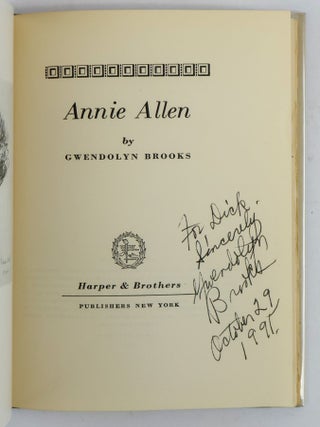 ANNIE ALLEN [Signed]