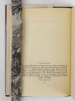 ANNIE ALLEN [Signed]