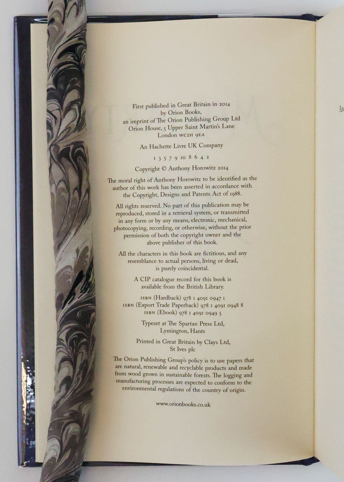 MORIARTY Signed | Anthony Horowitz | First Edition, First Printing
