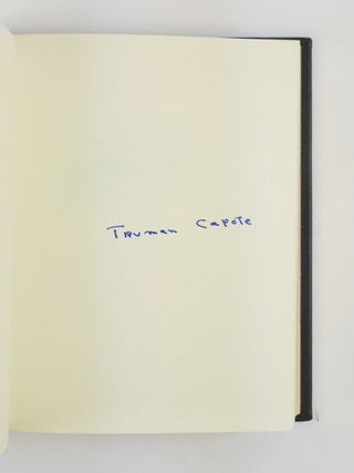 OTHER VOICES, OTHER ROOMS [Signed]