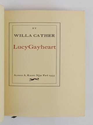 LUCY GAYHEART [Signed]