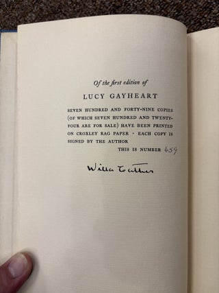 LUCY GAYHEART [Signed]