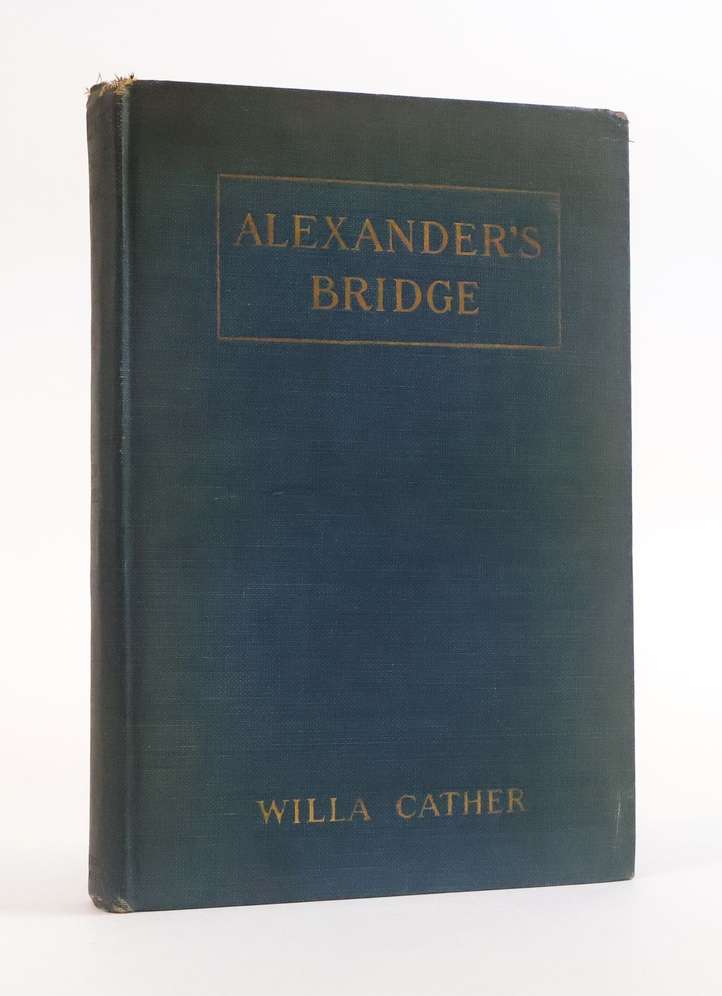 1387650 ALEXANDER'S BRIDGE. Willa Cather.