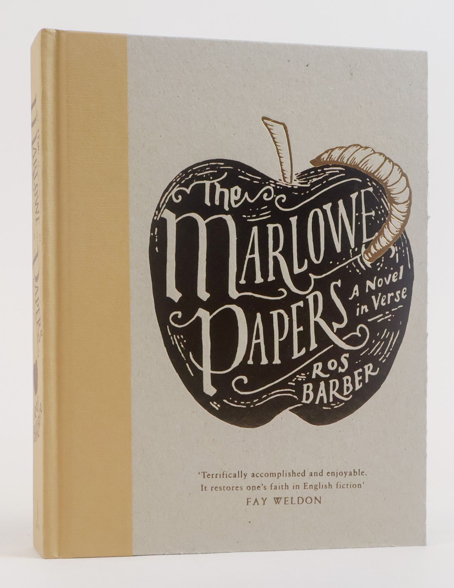 1387908 THE MARLOWE PAPERS: A NOVEL IN VERSE [Signed]. Ros Barber.