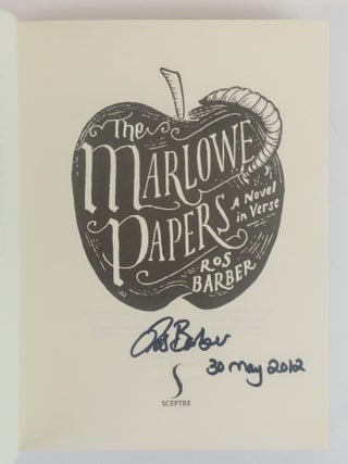 THE MARLOWE PAPERS: A NOVEL IN VERSE [Signed]