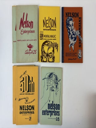 NELSON ENTERPRISES CATALOGUES, LOT OF 19.