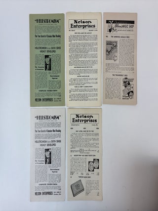 NELSON ENTERPRISES CATALOGUES, LOT OF 19.