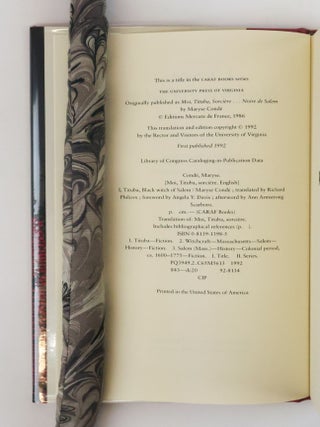 I, TITUBA, BLACK WITCH OF SALEM [Signed]