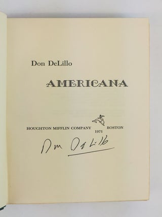 AMERICANA [Signed]