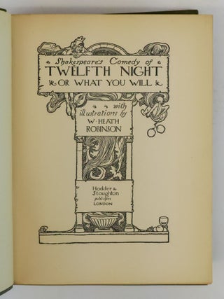 SHAKESPEARE'S COMEDY OF TWELFTH NIGHT: OR WHAT YOU WILL