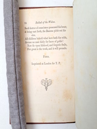 THE ANCIENT BALLAD OF THE FAIR WIDOW OF WATLING STREET AND HER THREE DAUGHTERS