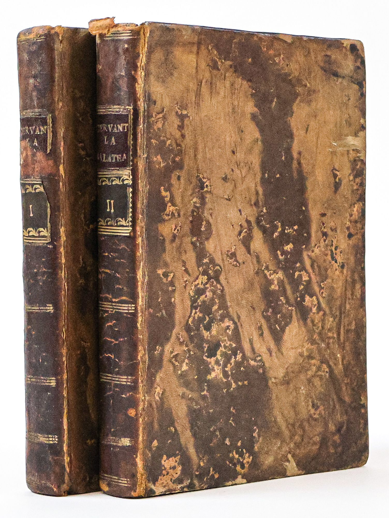1388614 LOS SEIS LIBROS DE GALATEA [Two Volumes]. Miguel de Cervantes Saavedra.