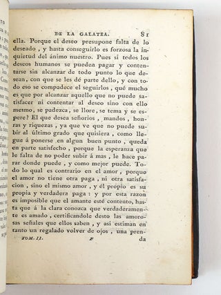 LOS SEIS LIBROS DE GALATEA [Two Volumes]