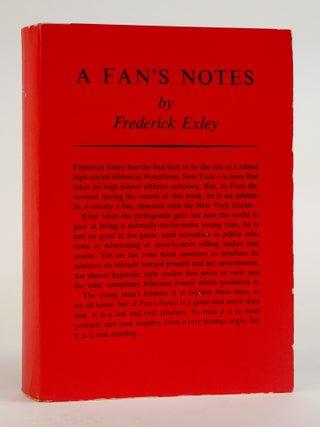 1388825 A FAN'S NOTES. Frederick Exley