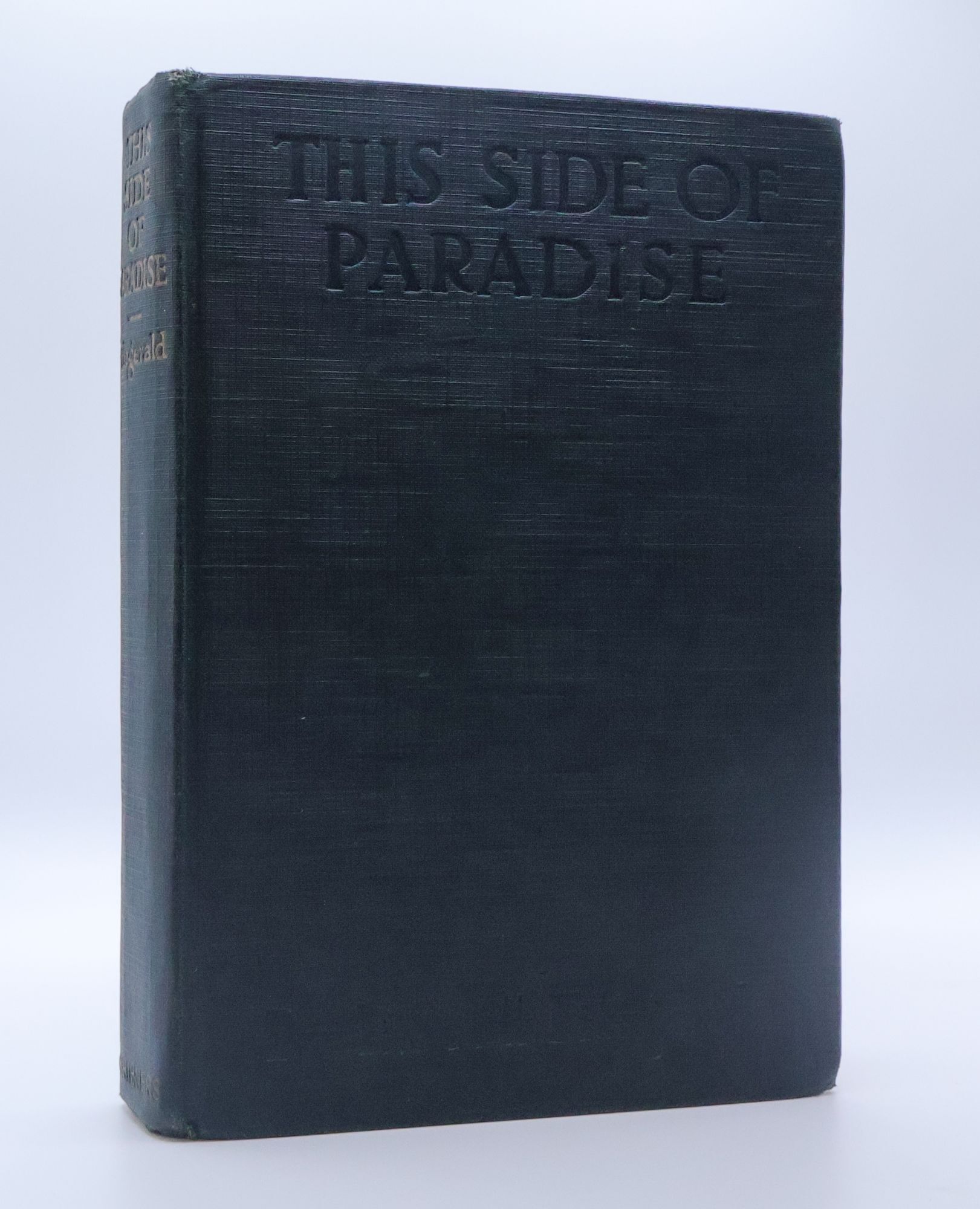 1389075 THE SIDE OF PARADISE. F. Scott Fitzgerald.
