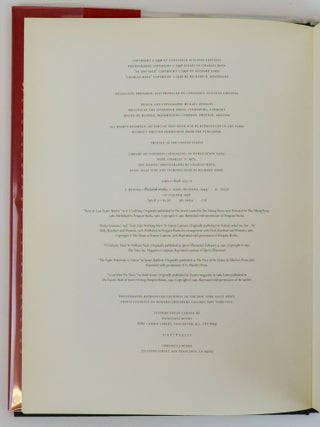 THE FIGHTS [Signed]