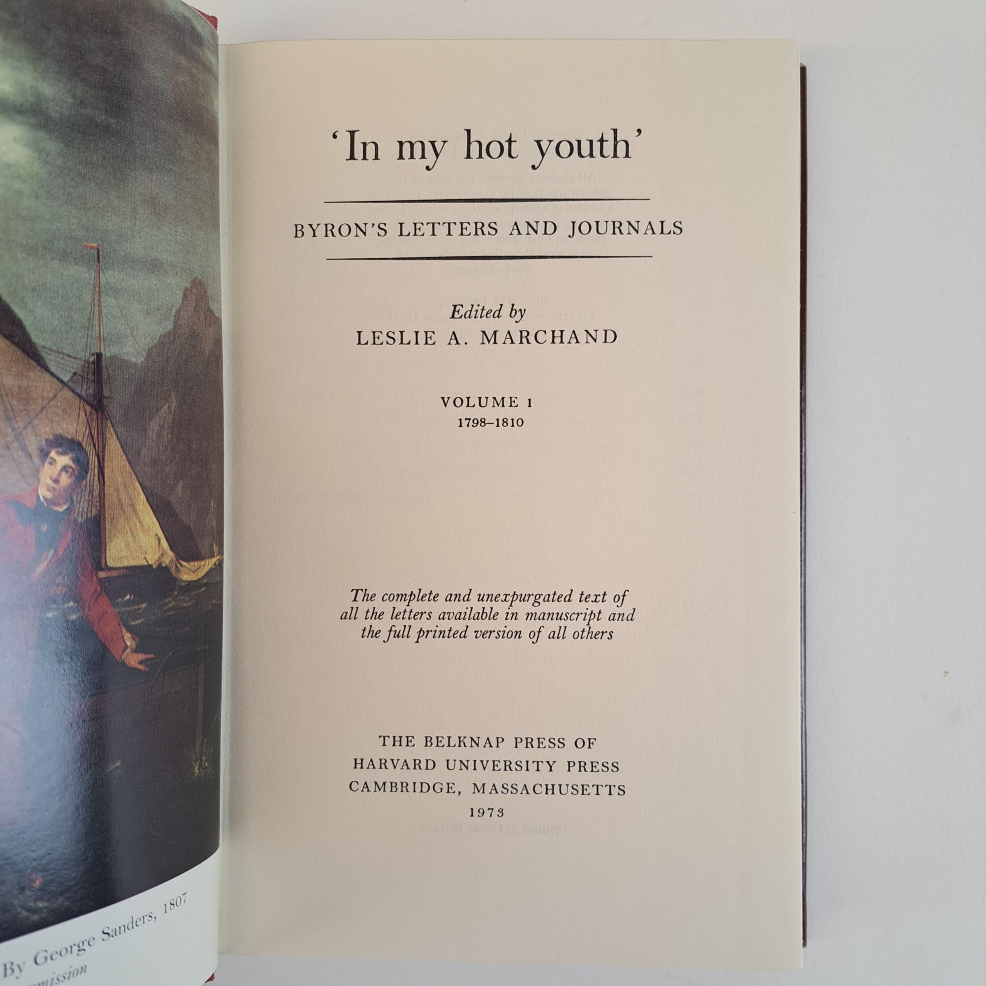 BYRON'S LETTERS & JOURNALS Twelve Volumes, Complete | Lord George ...
