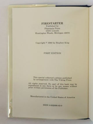 FIRESTARTER [Signed]