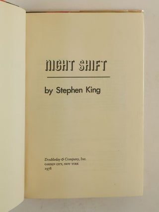 NIGHT SHIFT [Signed by King]