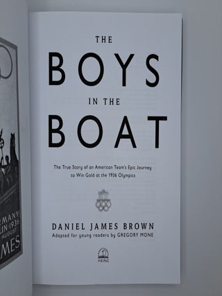 THE BOYS IN THE BOAT: ADAPTED FOR YOUNG READERS [Signed]