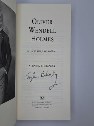 OLIVER WENDELL HOLMES [Signed]