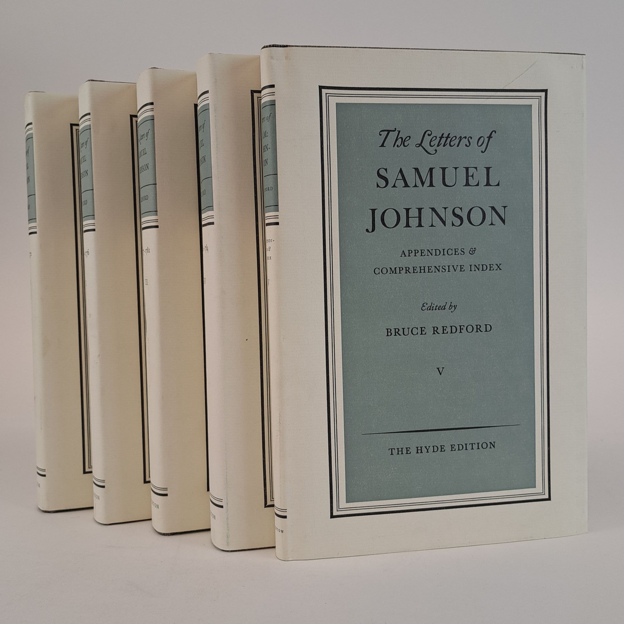 THE LETTERS OF SAMUEL JOHNSON Five Volumes, Complete | Samuel Johnson ...