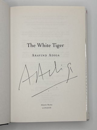 THE WHITE TIGER [Signed]