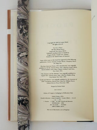 PROOFS & THEORIES: ESSAYS ON POETRY [Signed]